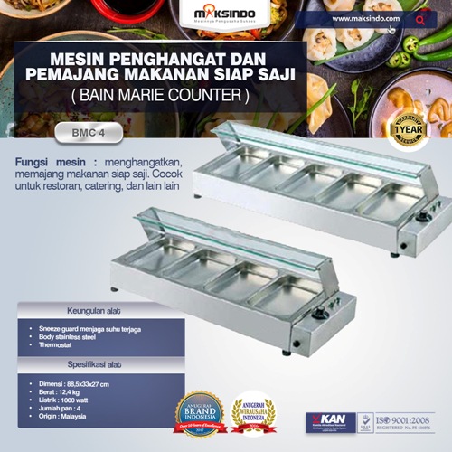 Jual Bain Marie Counter (Mesin Penghangat dan Pemajang Makanan Siap Saji) – TABLE di Jakarta