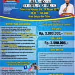 Workshop Jadi Juragan Dapur (Bisnis Kuliner) 4-5 Maret 2017