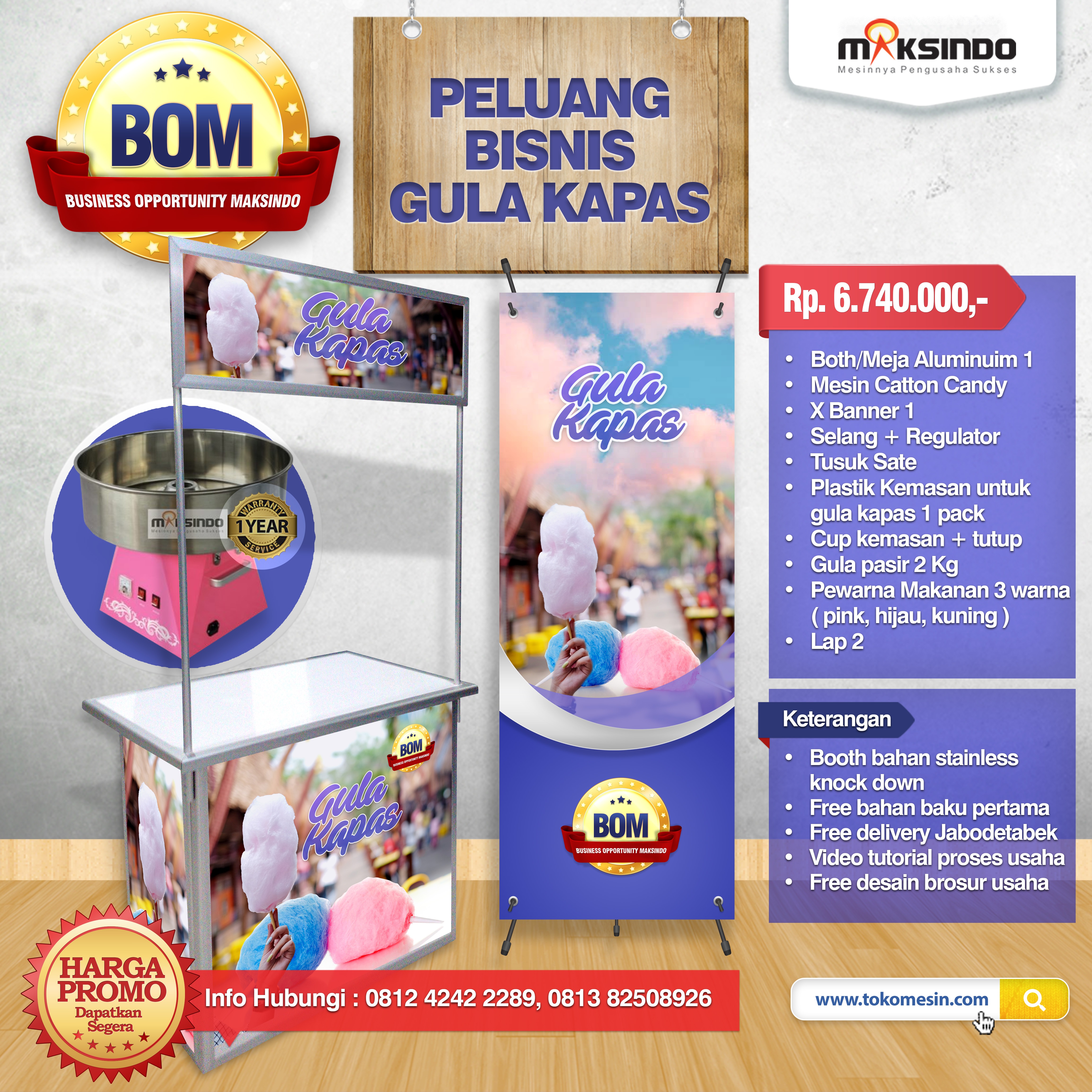 Paket Usaha Gula Kapas Progam BOM