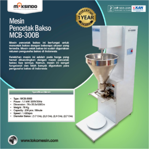 Mesin Cetak Bakso MCB300B