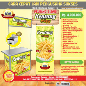 Paket Usaha Kentang Krispy Program BOM