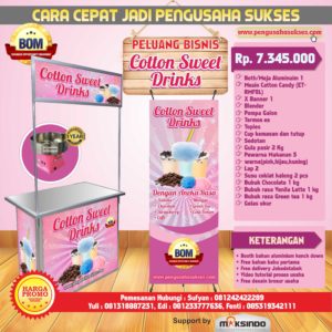 Paket Usaha Cotton Sweet Drinks Program BOM
