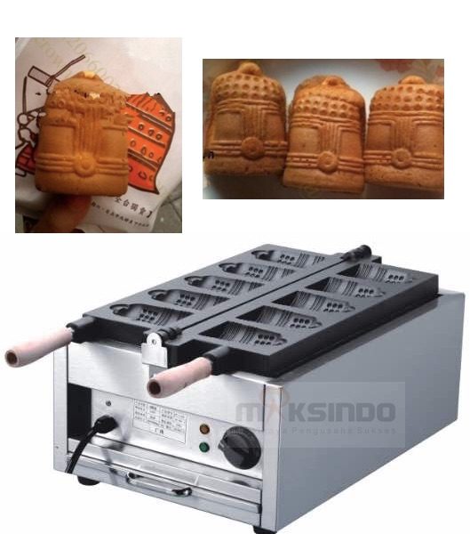 Jual Mesin Waffle Bentuk Bell (MKS-BELL5) di Jakarta