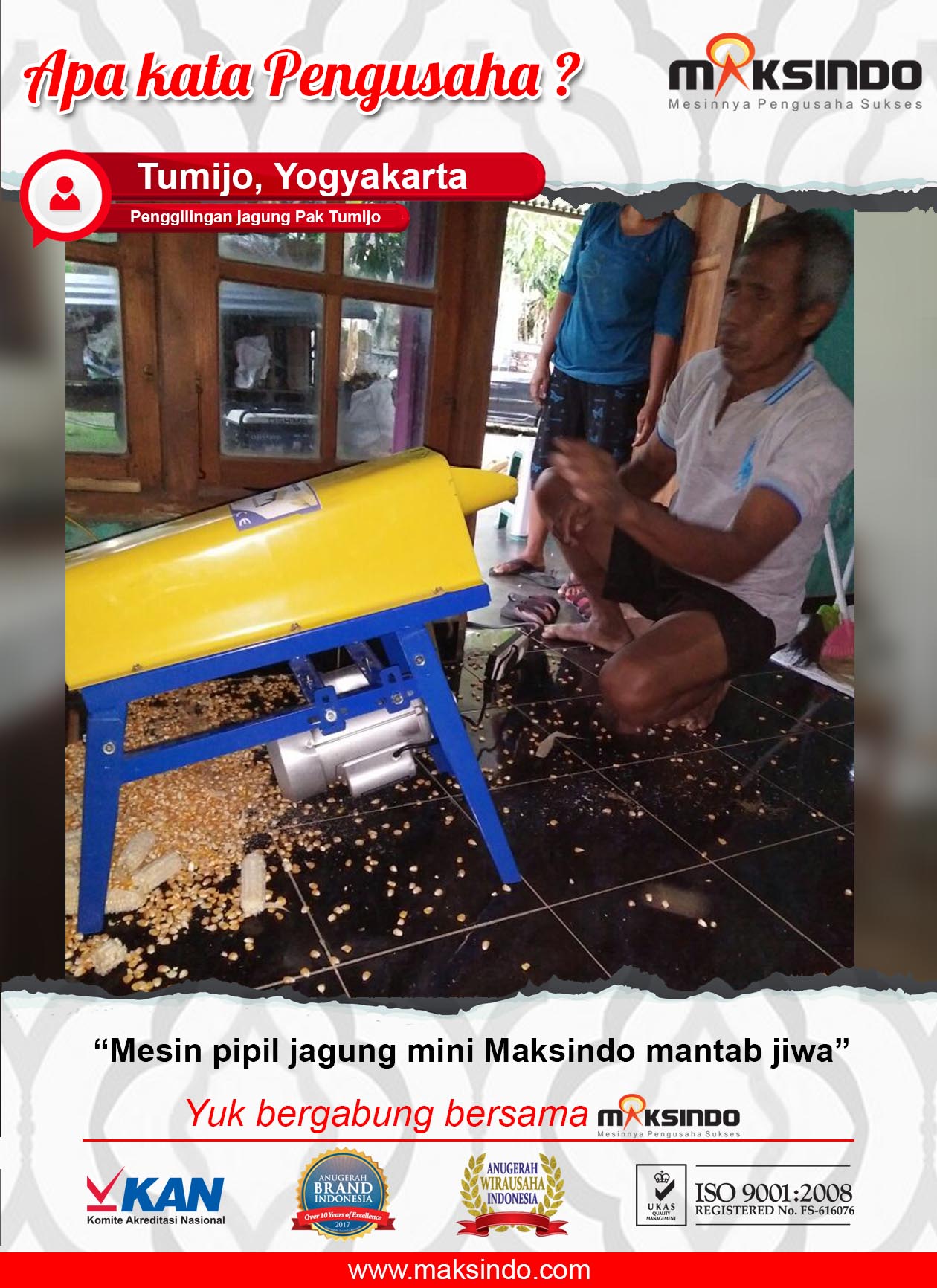 UD. Jagung Makmur : Mesin Pipil Jagung Luar Biasa